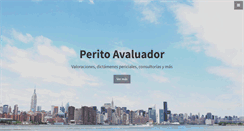 Desktop Screenshot of peritoavaluador.com